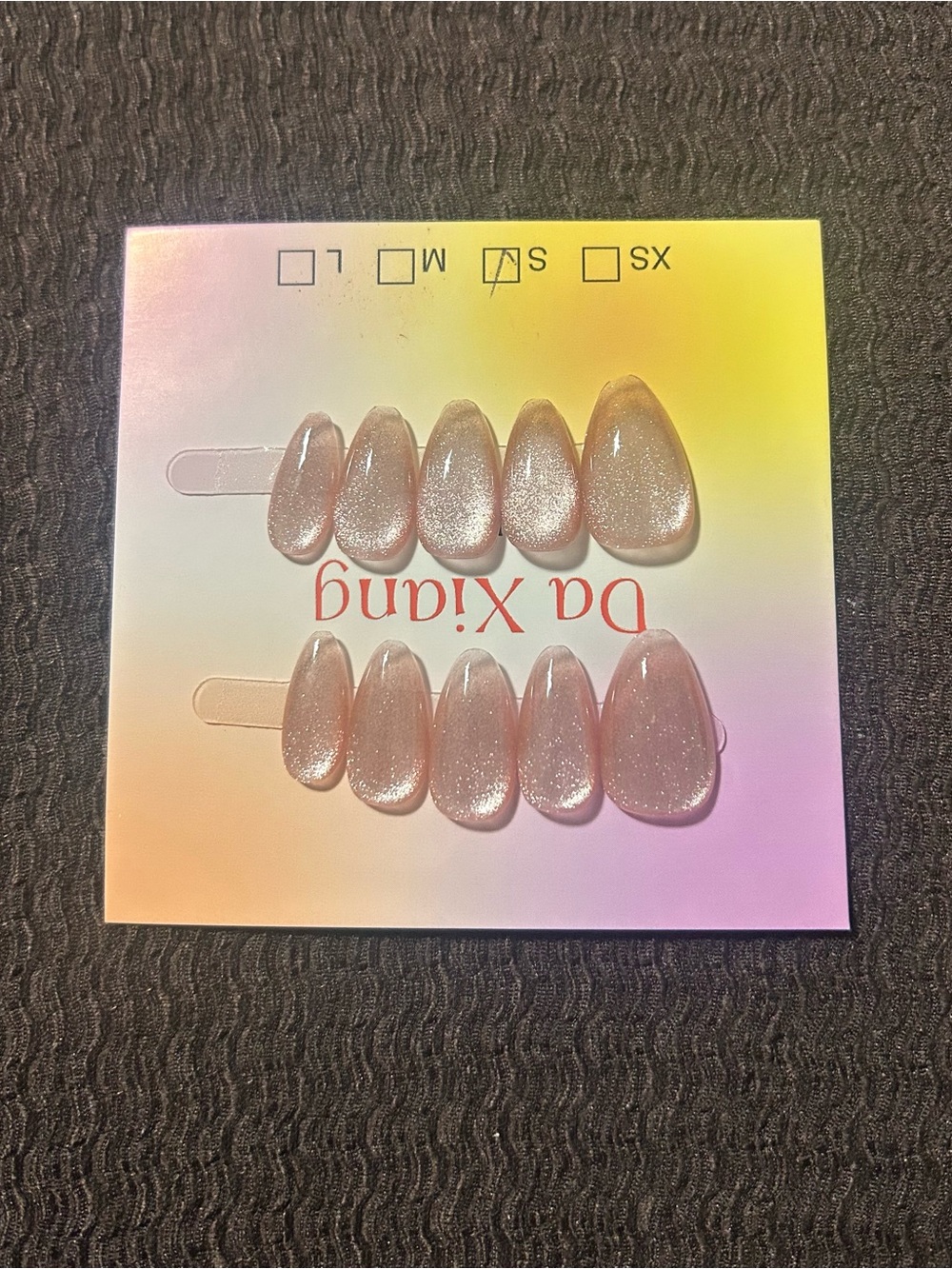 Sparkling Pink Press-On Nails set